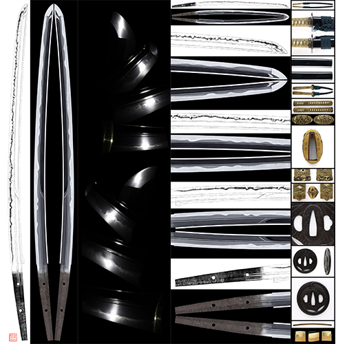 刀:於大阪和泉守国貞_打刀 太刀 Katana&Tachi 葵美术在中国的唯一直营代表机构 日本刀販売日本刀.刀剣販売日本古董刀进口日本刀