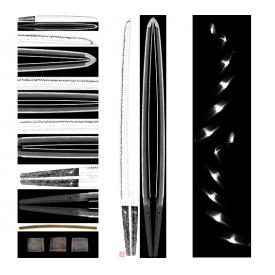 刀：芸州土松尾秀任造/文久三年八月日